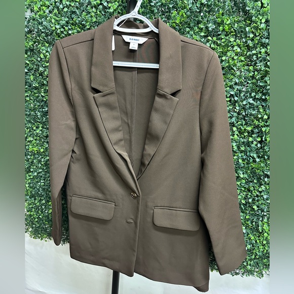 (A82)NWT ON | Chocolate Brown Blazer - Picture 1 of 5